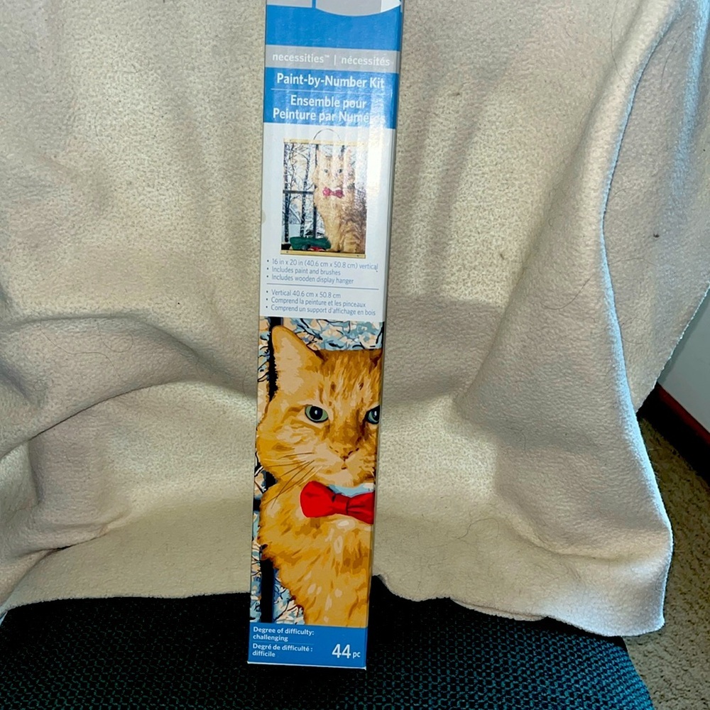 Paint by Numbers -Cat in Window- New in Box